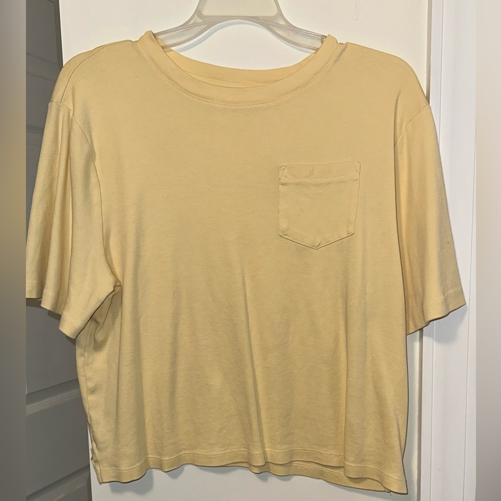 a new day Men's Short Sleeve Tee in Soft Yellow